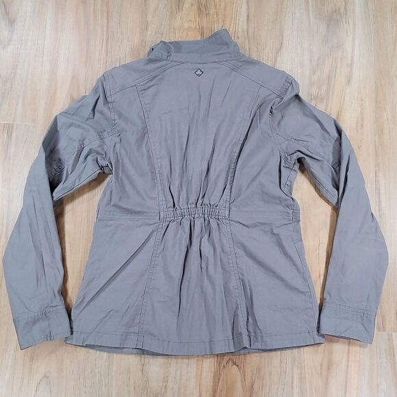 🔸️Prana Gray Mayve Zippered Front Utility Jacket Medium - Picture 4 of 13